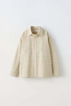 Niños ZARA 6 - 14 Años·Camisas / Sobrecamisas<CAMISA CUADROS