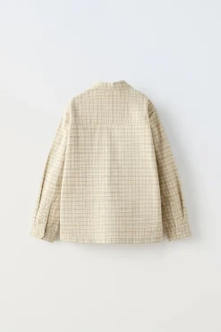 Niños ZARA 6 - 14 Años·Camisas / Sobrecamisas<CAMISA CUADROS
