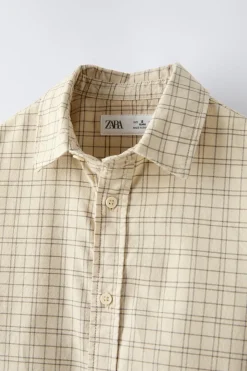 Niños ZARA 6 - 14 Años·Camisas / Sobrecamisas<CAMISA CUADROS