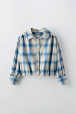 Niños ZARA 6 - 14 Años·Blusas / Camisas<CAMISA CUADROS