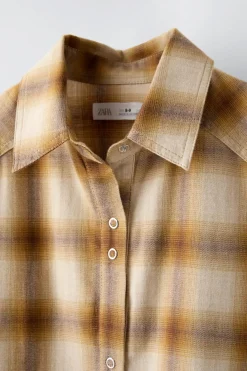 Niños ZARA 6 - 14 Años·Blusas / Camisas<CAMISA CUADROS