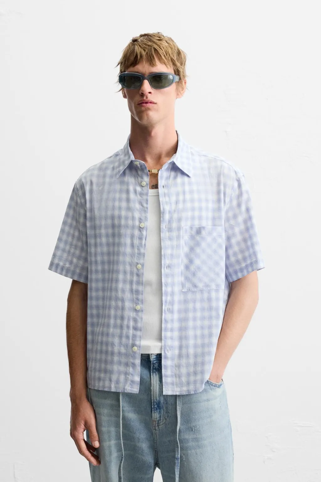 Outlet CAMISA CUADROS Hombre Camisas