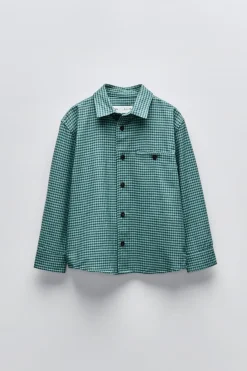 Niños ZARA 6 - 14 Años·Camisas / Sobrecamisas<CAMISA CUADROS