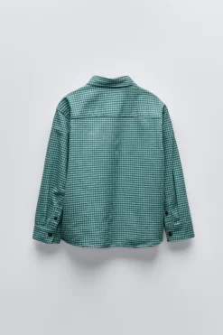 Niños ZARA 6 - 14 Años·Camisas / Sobrecamisas<CAMISA CUADROS
