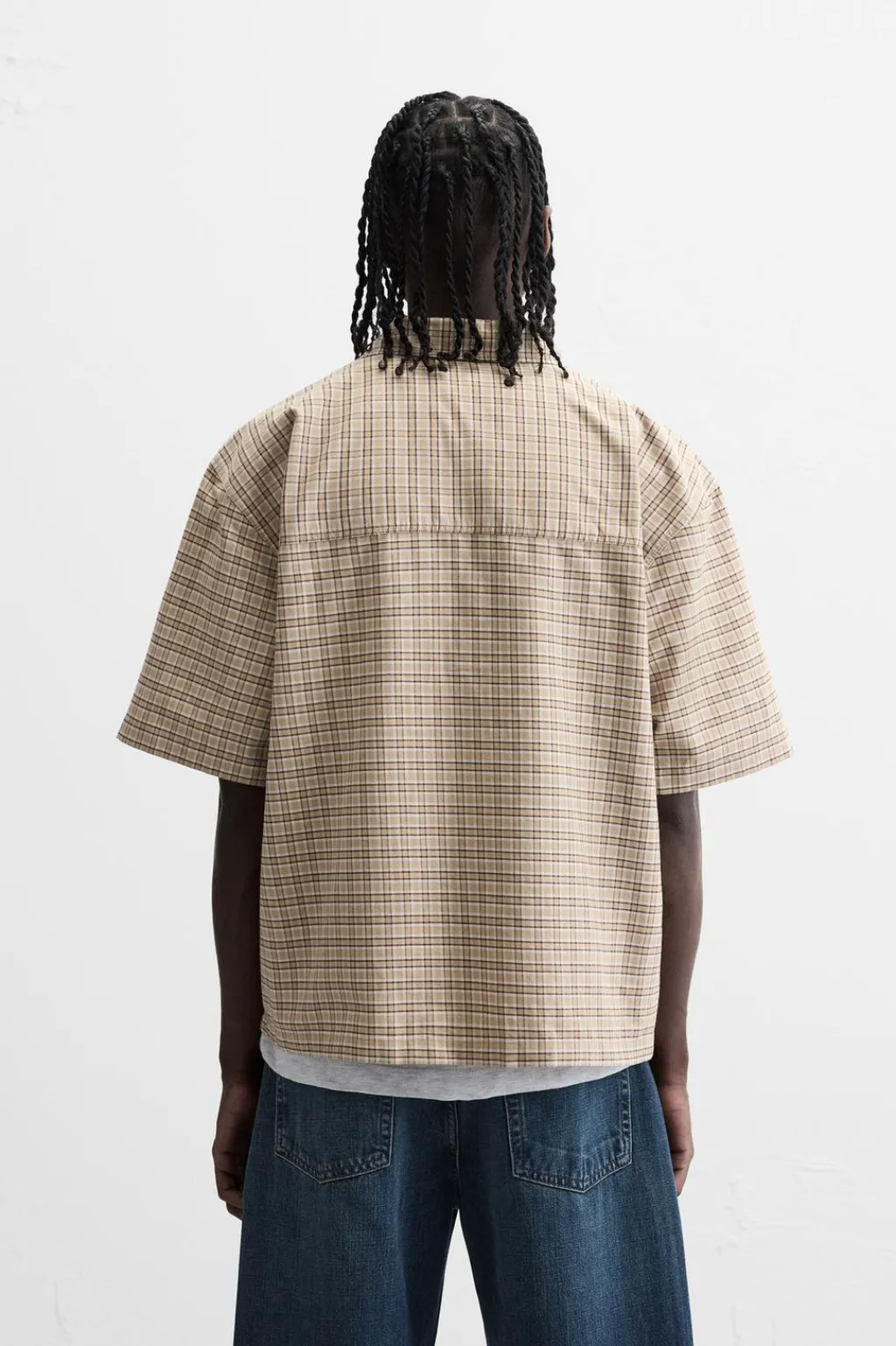 New CAMISA CUADROS Hombre Camisas