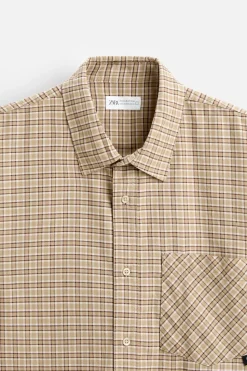 New CAMISA CUADROS Hombre Camisas