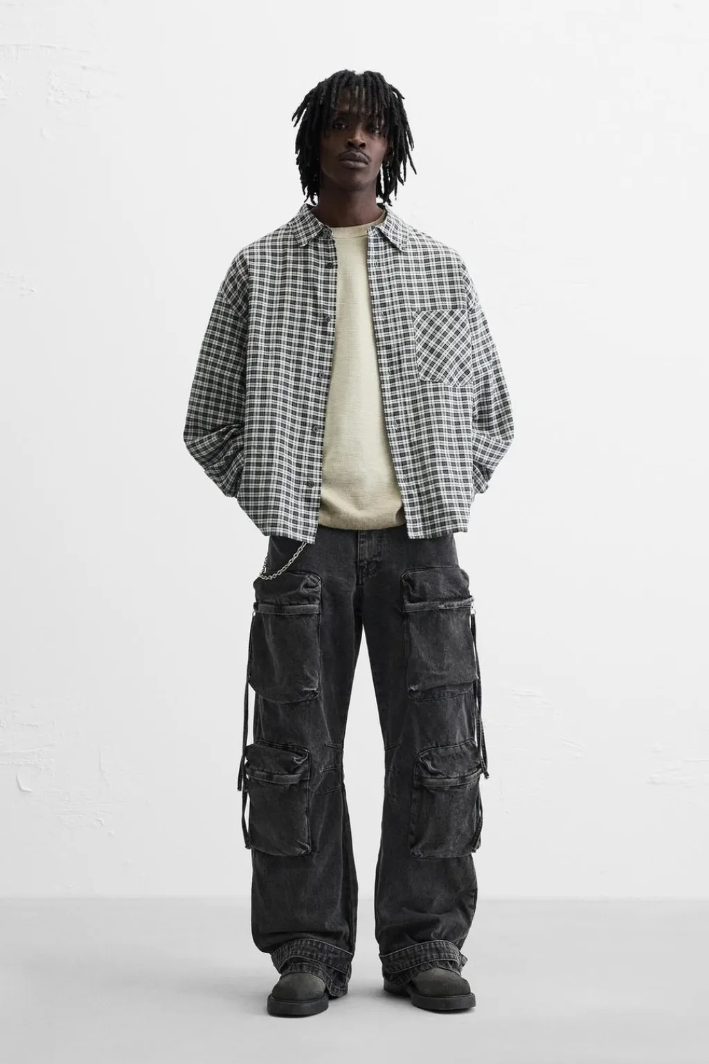 Online CAMISA CUADROS BOLSILLO Hombre Camisas