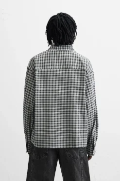 Online CAMISA CUADROS BOLSILLO Hombre Camisas