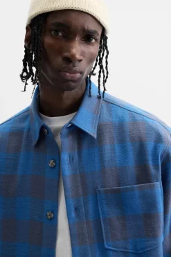 Sale CAMISA CUADROS BOLSILLO Hombre Camisas