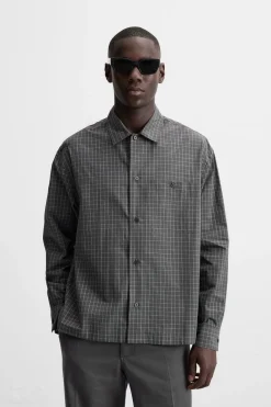 Outlet CAMISA CUADROS BOLSILLO Hombre Camisas