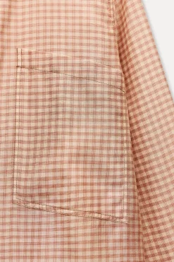 Outlet CAMISA CUADROS BOLSILLO ZW COLLECTION Mujer Camisas / Blusas