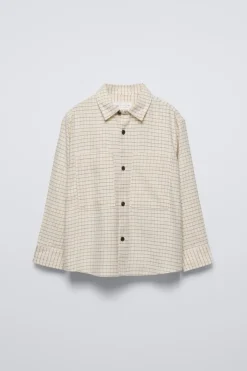 Niños ZARA 6 - 14 Años·Camisas / Sobrecamisas<CAMISA CUADROS CALENTITA