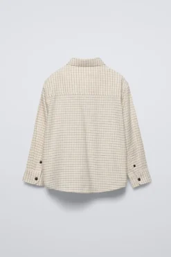 Niños ZARA 6 - 14 Años·Camisas / Sobrecamisas<CAMISA CUADROS CALENTITA