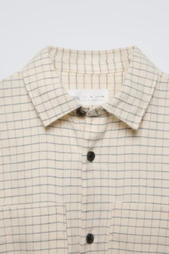 Niños ZARA 6 - 14 Años·Camisas / Sobrecamisas<CAMISA CUADROS CALENTITA