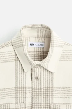 Fashion CAMISA CUADROS FRANELA Hombre Camisas