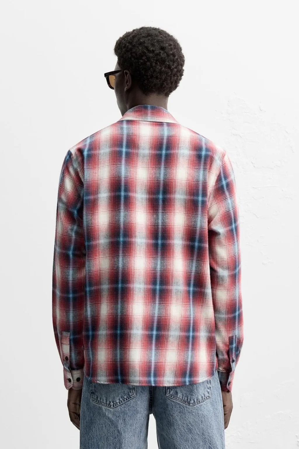 New CAMISA CUADROS FRANELA Hombre Camisas