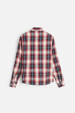 New CAMISA CUADROS FRANELA Hombre Camisas