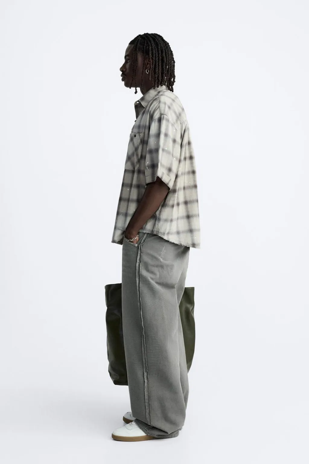 Online CAMISA CUADROS LAVADO Hombre Camisas