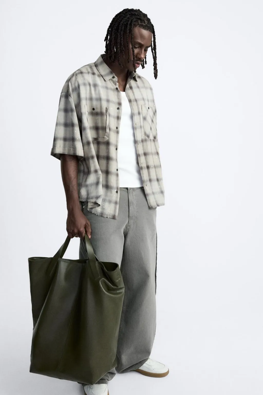 Online CAMISA CUADROS LAVADO Hombre Camisas