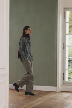 Outlet CAMISA CUADROS OVERSIZE ZW COLLECTION Mujer Camisas / Blusas