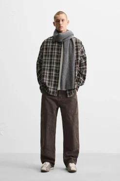 Online CAMISA CUADROS RELAXED FIT Hombre Camisas