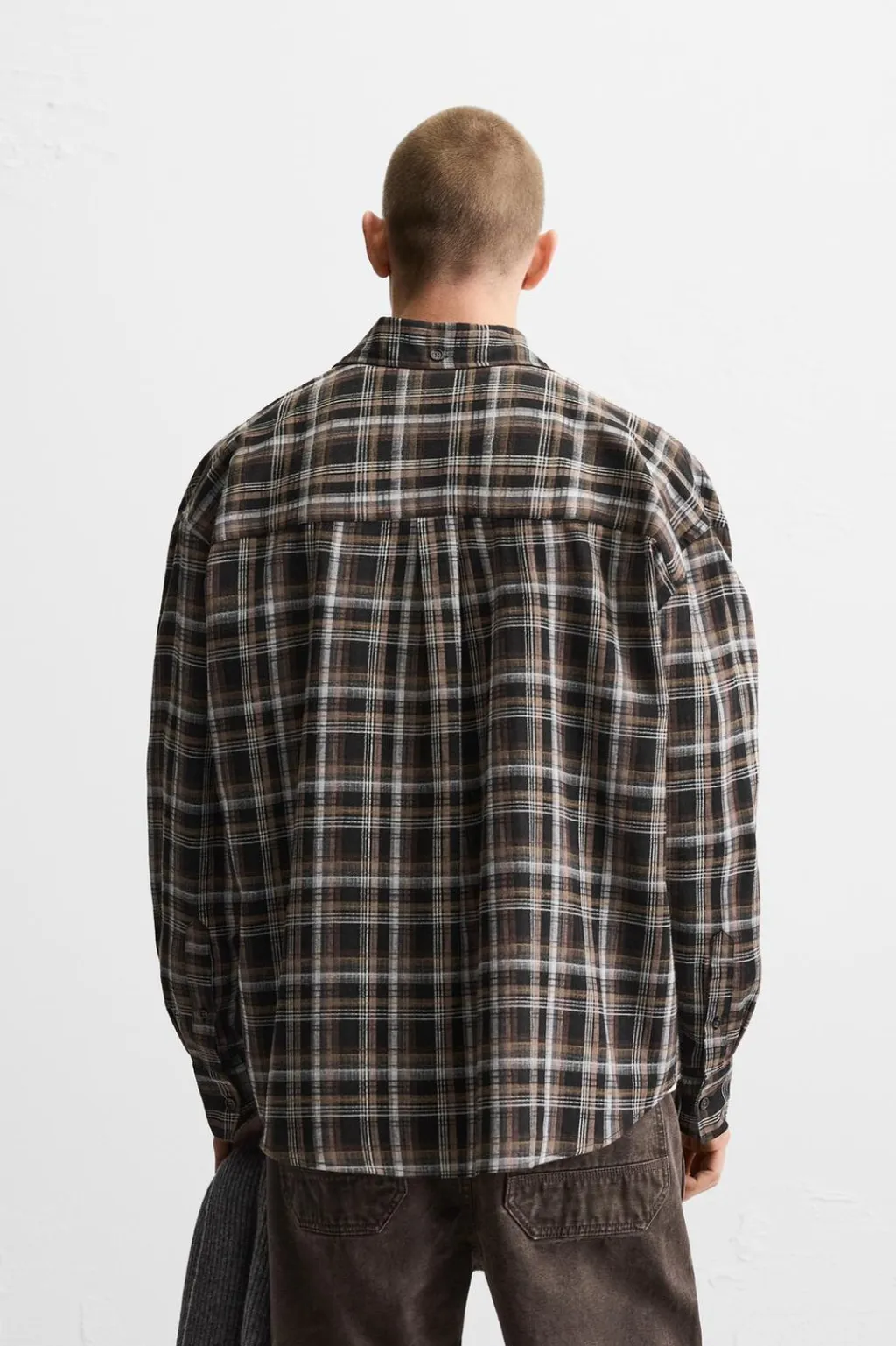 Online CAMISA CUADROS RELAXED FIT Hombre Camisas