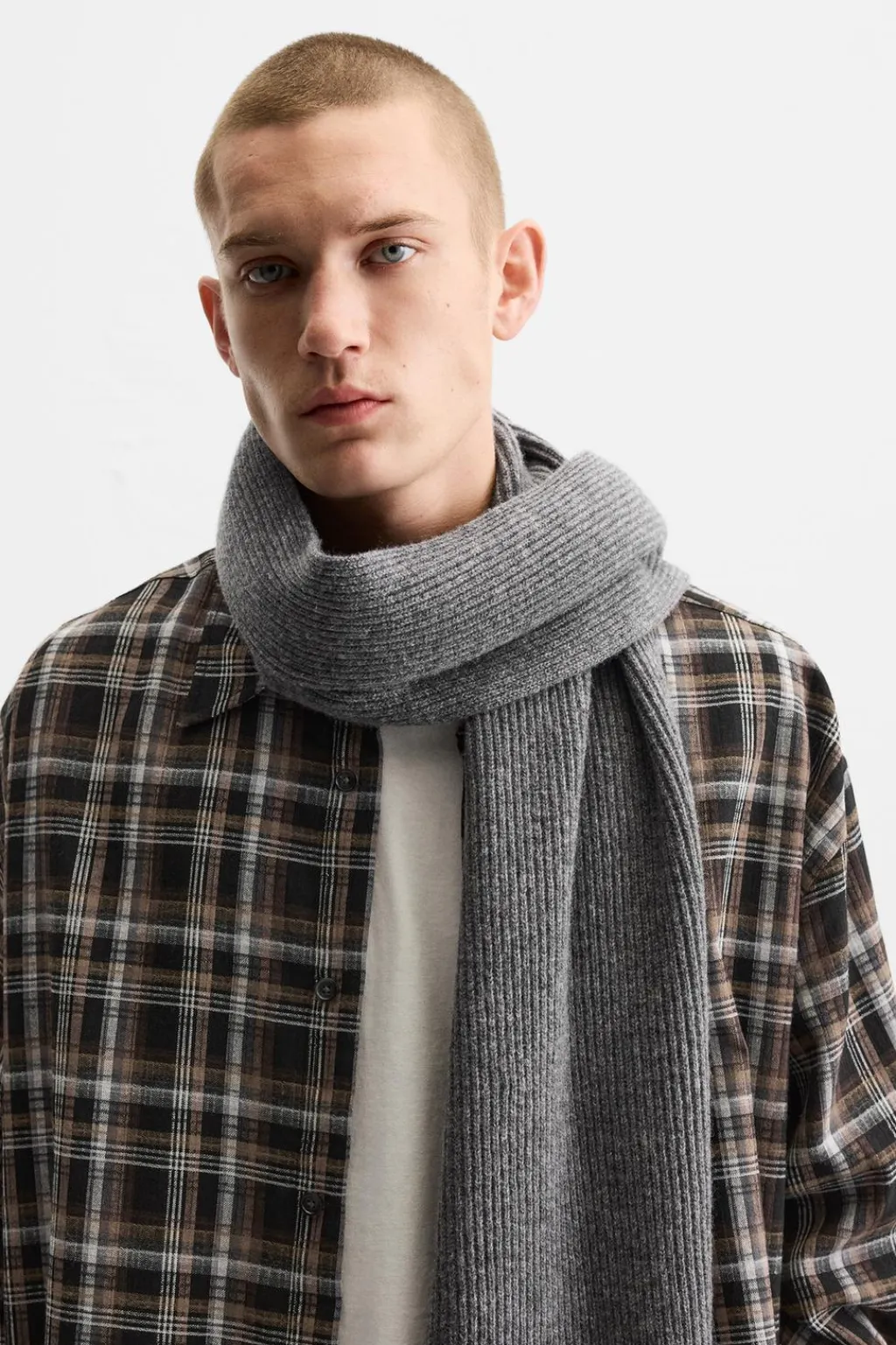 Online CAMISA CUADROS RELAXED FIT Hombre Camisas