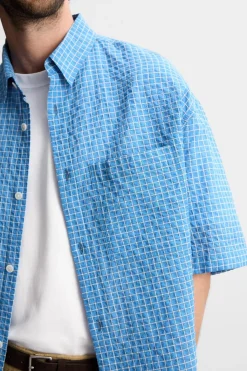 Hot CAMISA CUADROS TEXTURA Hombre Camisas