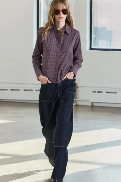 Hot CAMISA CUADROS ZW COLLECTION Mujer Camisas / Blusas