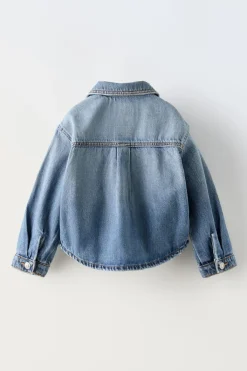 Niños ZARA 1½ - 6 Años·Camisas|1½ - 6 Años·Jeans / Denim<CAMISA DENIM