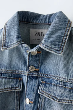 Niños ZARA 1½ - 6 Años·Camisas|1½ - 6 Años·Jeans / Denim<CAMISA DENIM