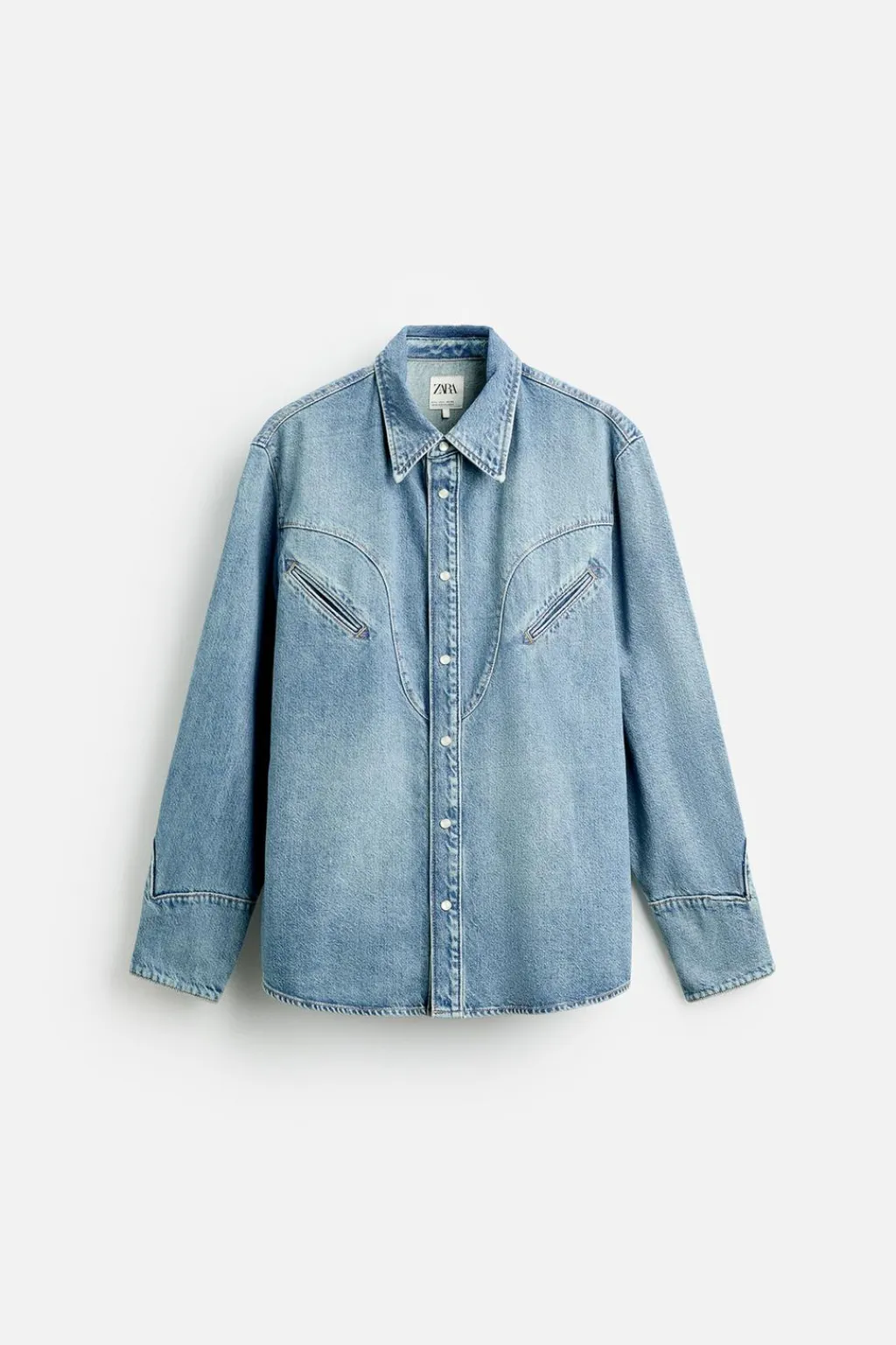 Online CAMISA DENIM BOLSILLOS Hombre Camisas