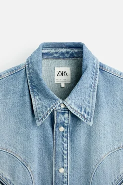 Online CAMISA DENIM BOLSILLOS Hombre Camisas