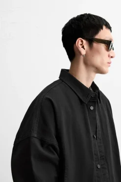 New CAMISA DENIM BOLSILLOS Hombre Camisas