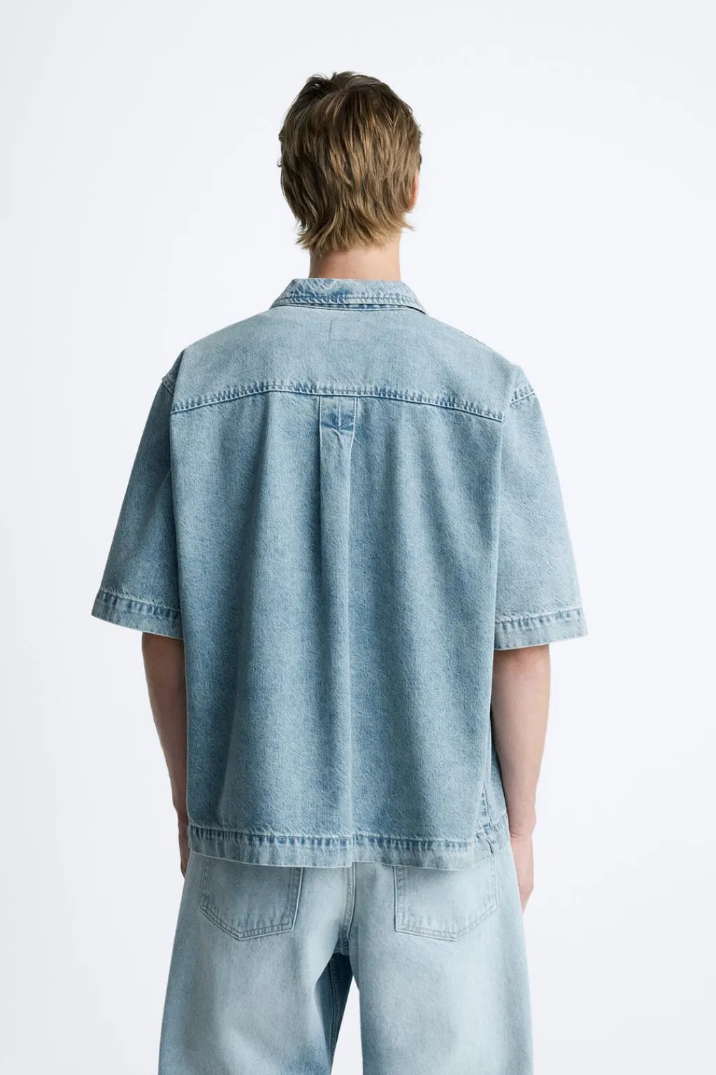 Outlet CAMISA DENIM BOXY FIT Hombre Camisas