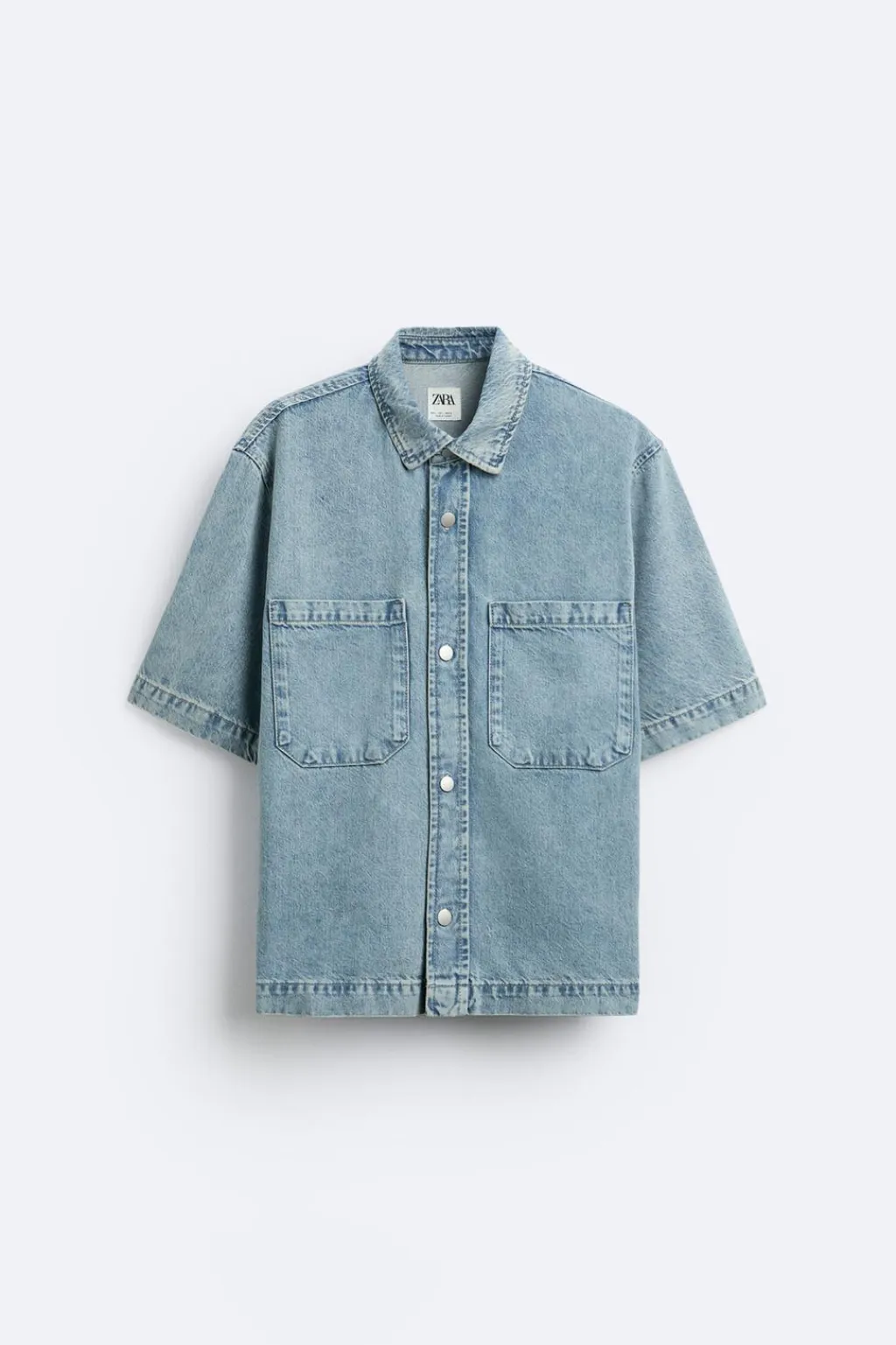 Outlet CAMISA DENIM BOXY FIT Hombre Camisas