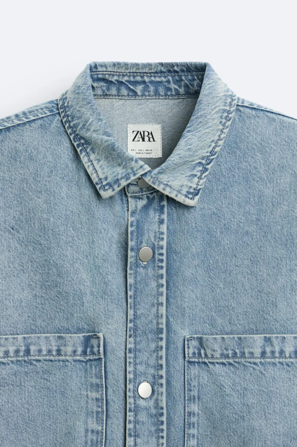 Outlet CAMISA DENIM BOXY FIT Hombre Camisas