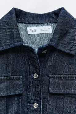 Niños ZARA 6 - 14 Años·Blusas / Camisas|6 - 14 Años·Total Look<CAMISA DENIM FLUIDA