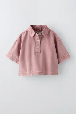 Niños ZARA 6 - 14 Años·Blusas / Camisas|6 - 14 Años·Total Look<CAMISA DENIM FLUIDA