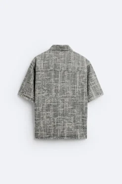 Best CAMISA DENIM JACQUARD Hombre Camisas