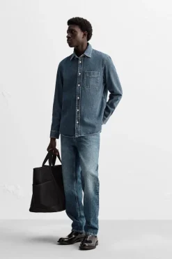 Online CAMISA DENIM LAVADA Hombre Camisas