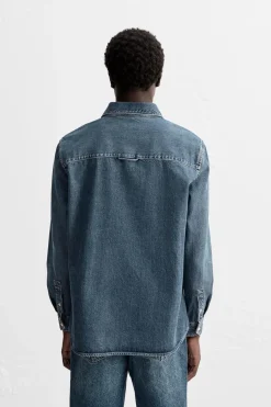 Online CAMISA DENIM LAVADA Hombre Camisas