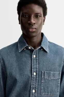 Online CAMISA DENIM LAVADA Hombre Camisas