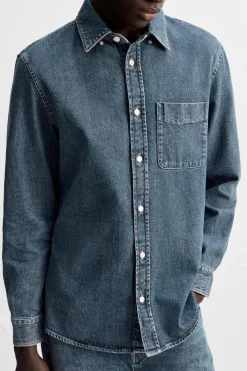 Online CAMISA DENIM LAVADA Hombre Camisas