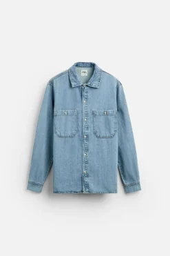 Outlet CAMISA DENIM LIGERO Hombre Camisas