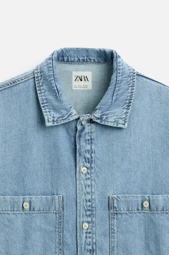 Outlet CAMISA DENIM LIGERO Hombre Camisas