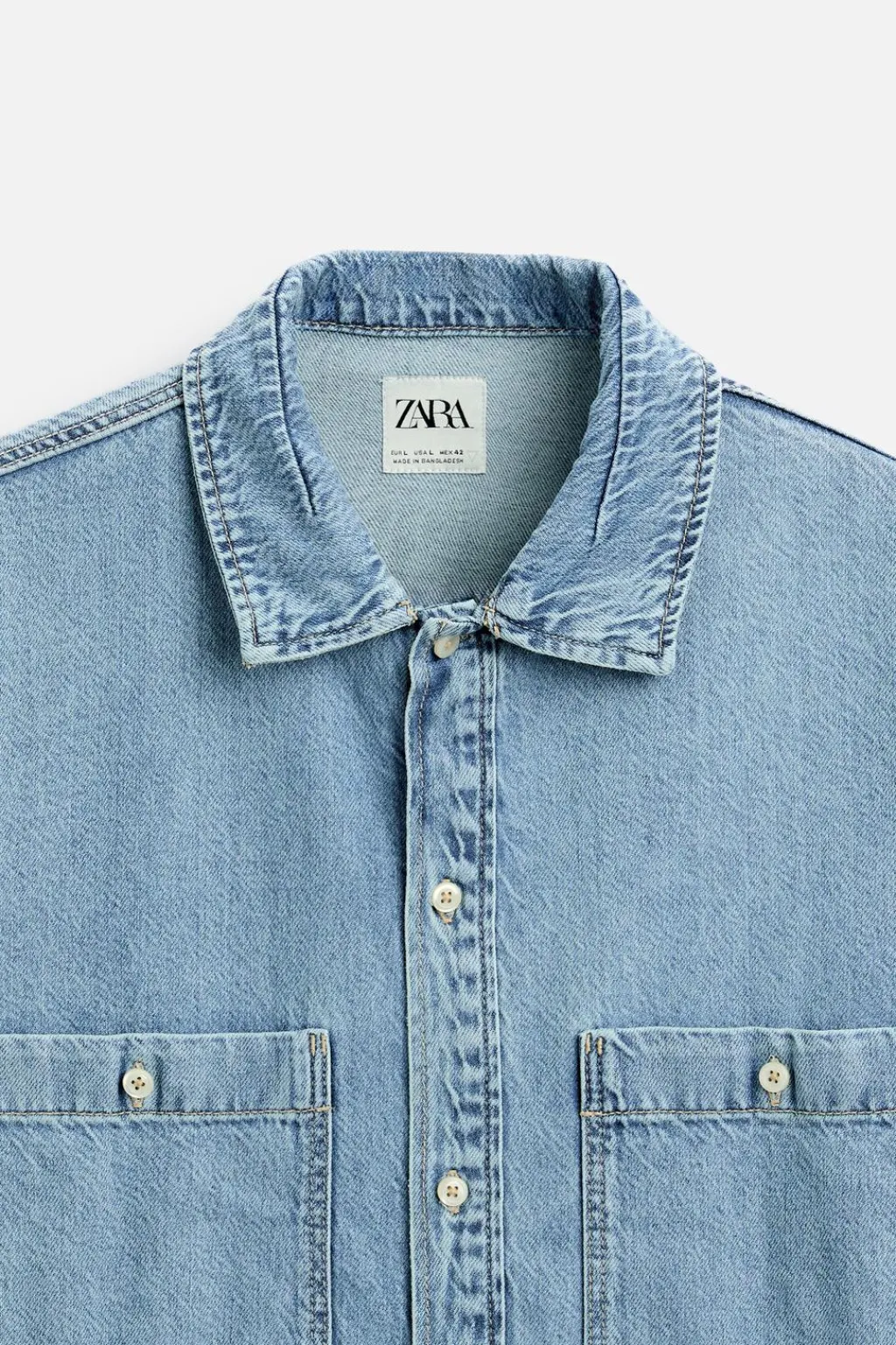 Outlet CAMISA DENIM LIGERO Hombre Camisas