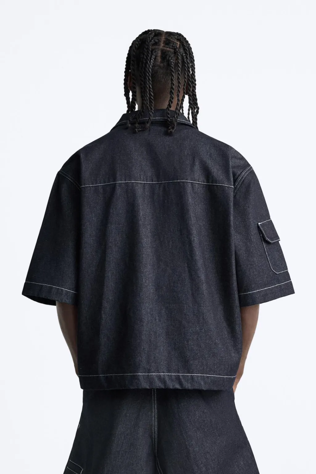 Online CAMISA DENIM OVERSIZE BOLSILLOS Hombre Camisas