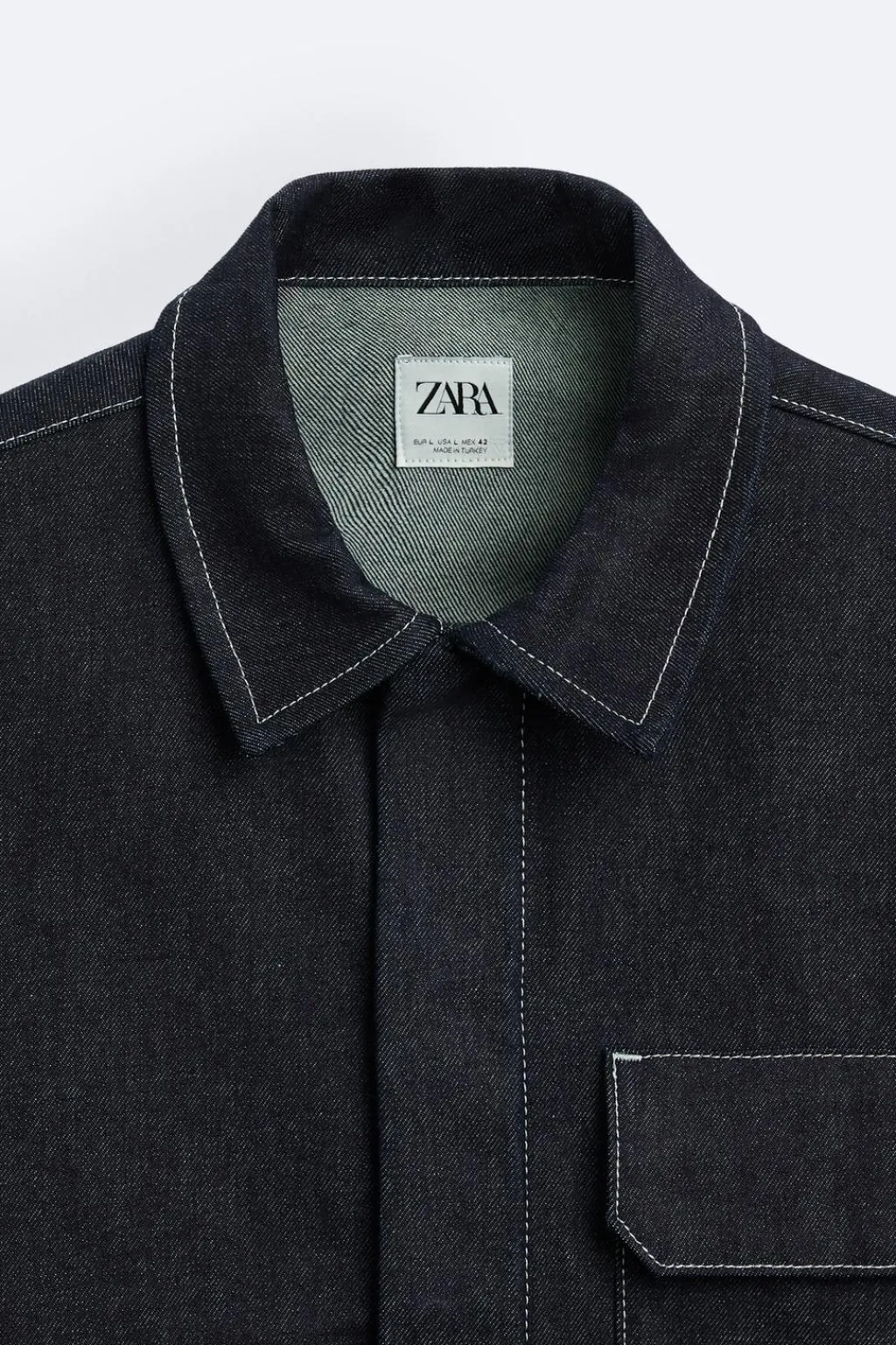 Online CAMISA DENIM OVERSIZE BOLSILLOS Hombre Camisas