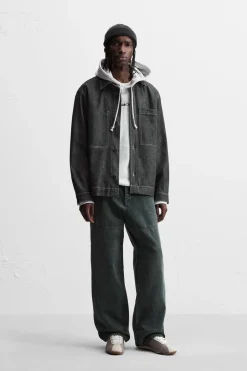 Online CAMISA DENIM PESPUNTES Hombre Camisas